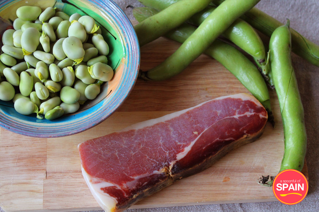 Broad Beans and Ham